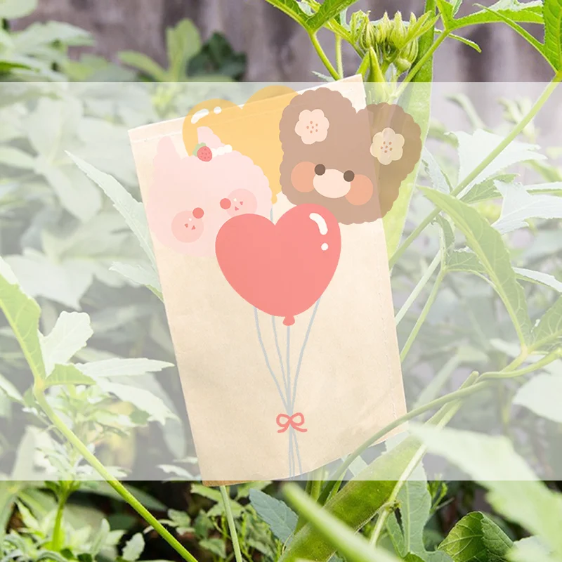 100Pcs Kraft Paper Seed Protective Envelope Storage Bags Mini Envelopes Packets