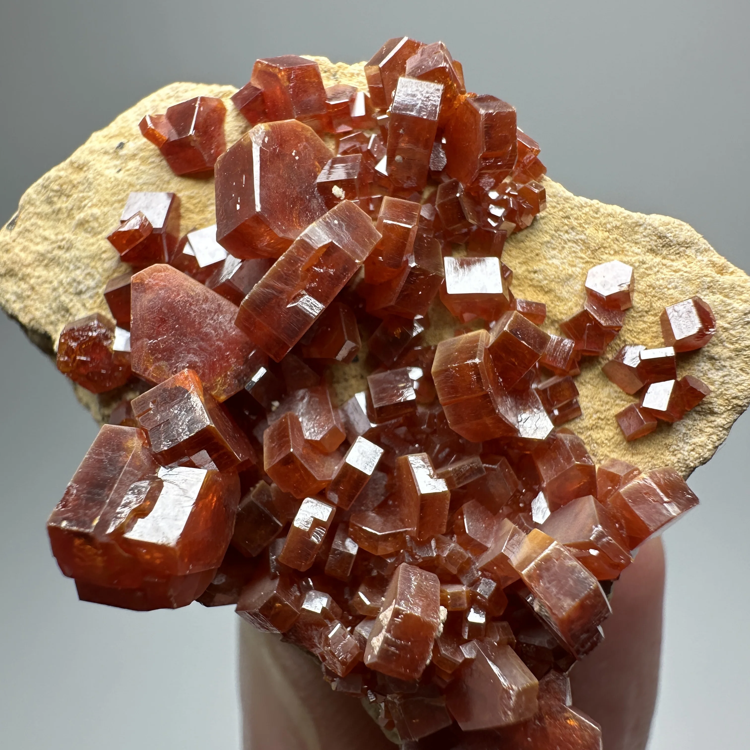 

Natural Stone Premium l Vanadinite Red eet Mineral Specimen Display Eonal Crystal Teaching Ornament Accories
