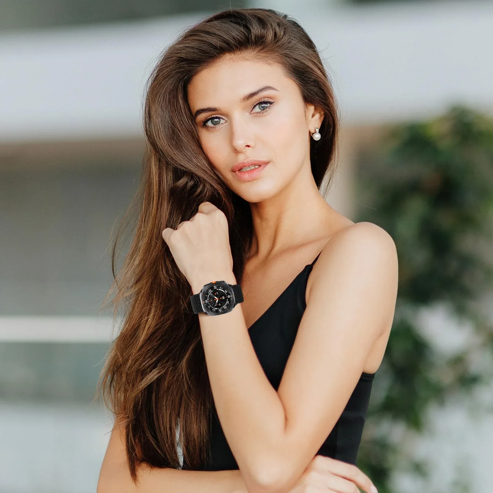 Нейлоновый плетеный ремешок с петлей для Samsung Galaxy Watch Ultra 2025 47 мм, металлический магнитный браслет, браслет Galaxy Watch 7 Ultra 47 мм