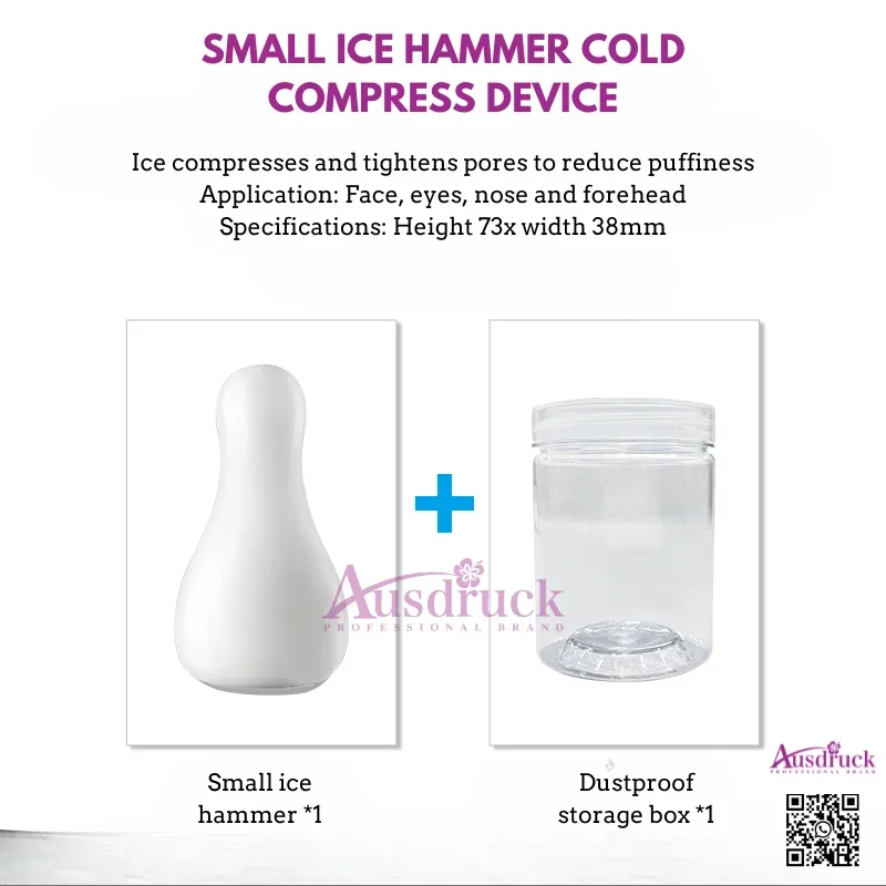 Ice Compress Instrument Small Ice Hammer for Face Cold Compress Beauty Instrument Shrink Pore Skin Ball