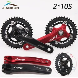 2*10S MTB Crankset 26T 38T Double Speed Mountain Bike Crankset 104/64 BCD Bicycle Crank Set 20S Bike Crank Set