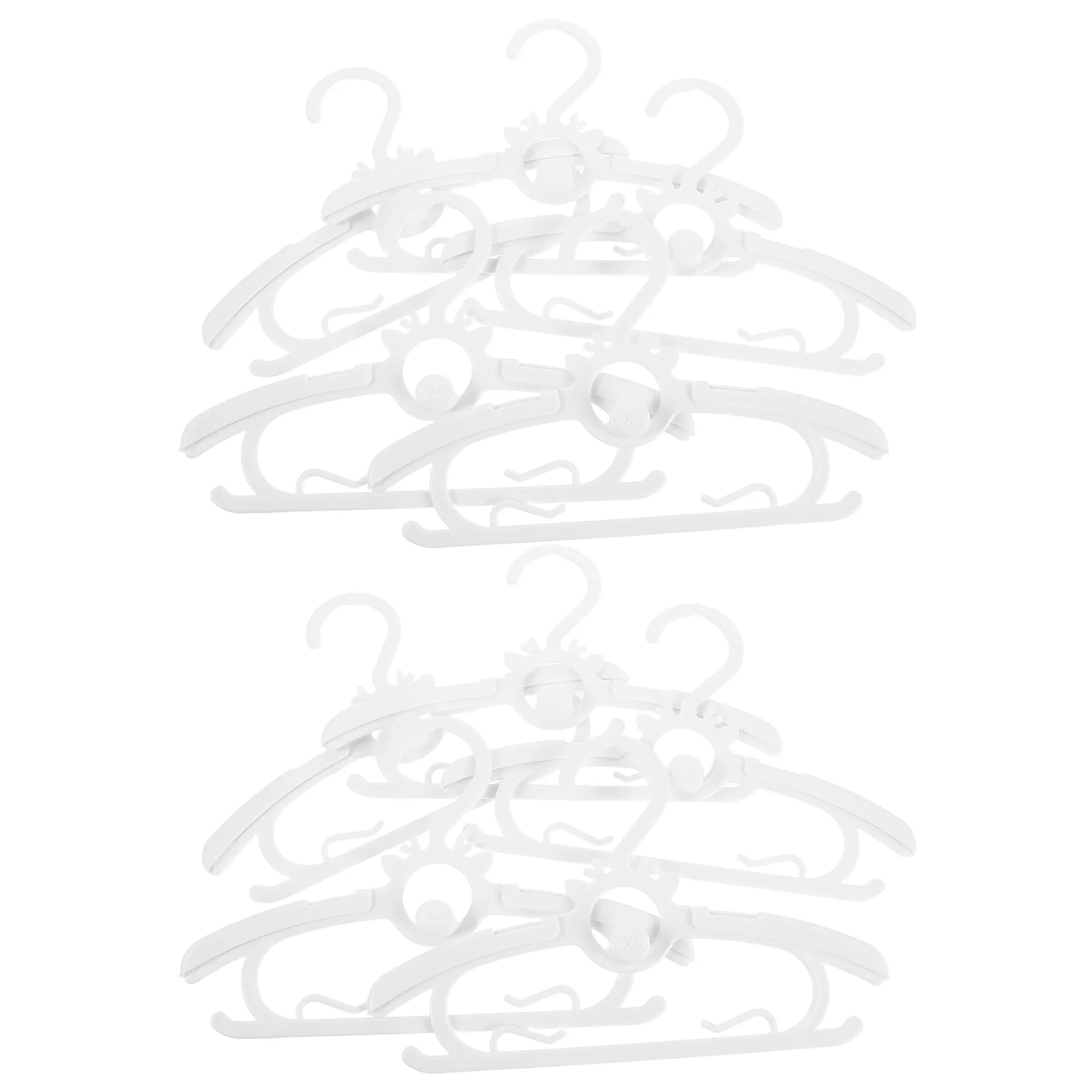 

30Pcs Retractable Baby Hangers Space Saving Solution for Children Clothing Storage Baby Coat Hangers Kids Clothes Rack
