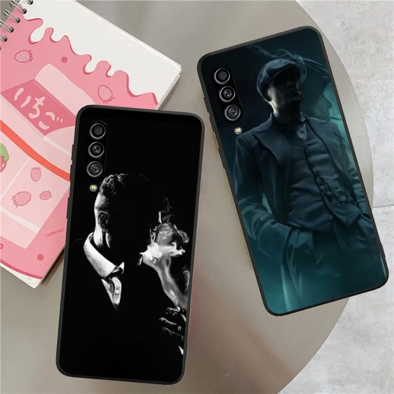 Tommy Shelby Mobile Cell Phone Case for Samsung Galaxy S23 S22 S21 S10 S9 S8 Plus Ultra Black Soft Phone Cover Funda