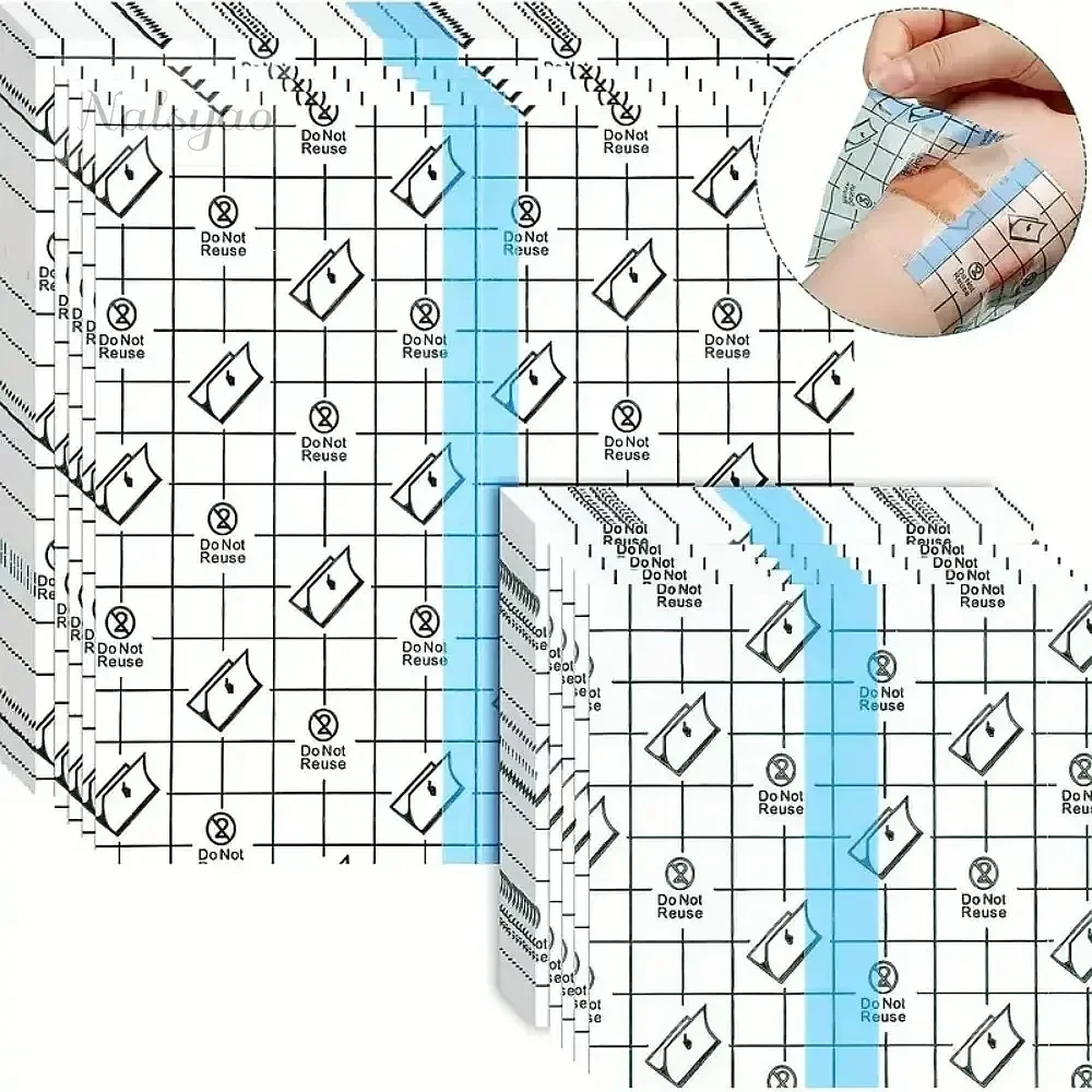 Wholesale PU Waterproof Bandages Disposable Transparent Stretchable Adhesive Bandages Protect Tattoos Shower