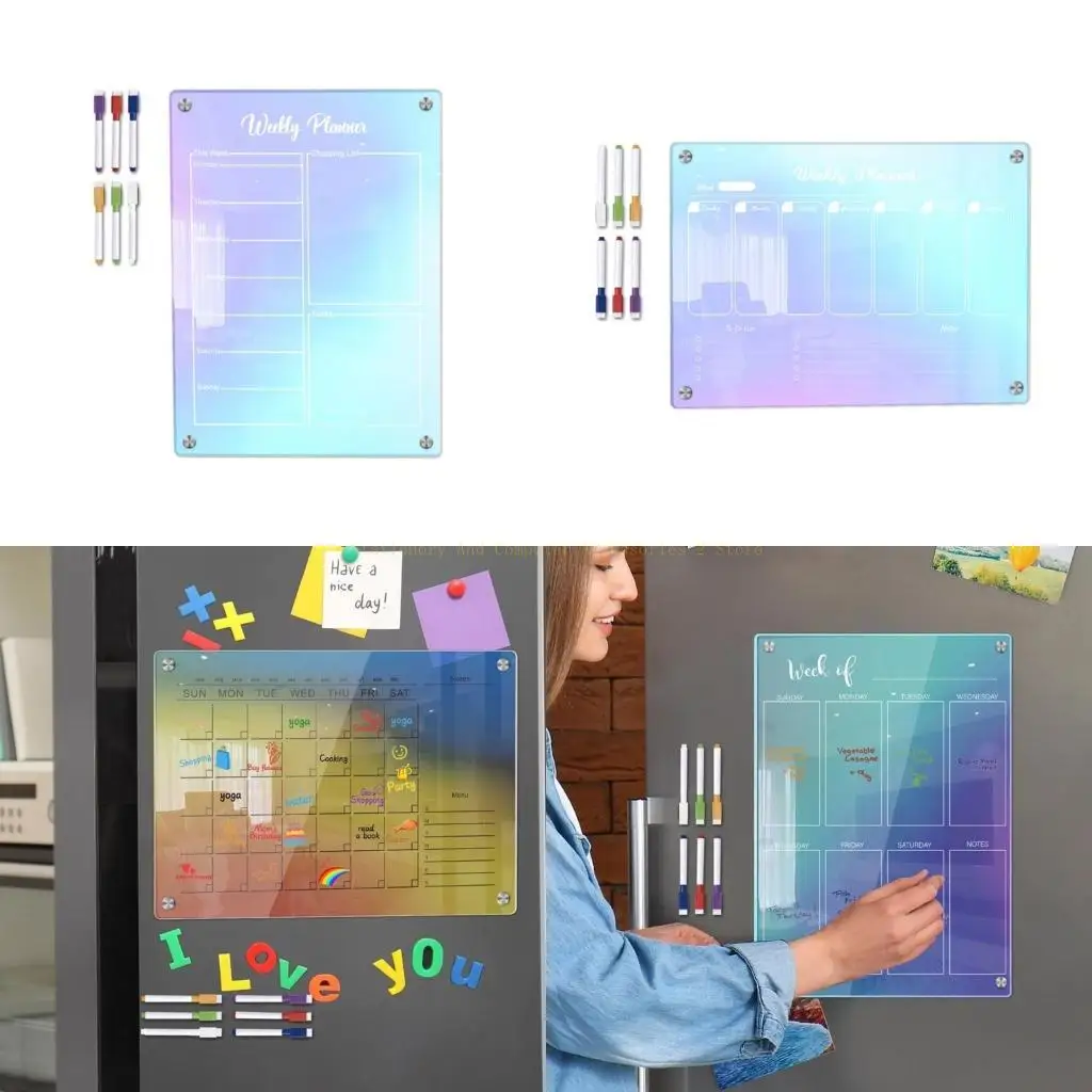 

Календарь холодильника еженедельного планировщика Планировщика Планировщика календаря календаря доски