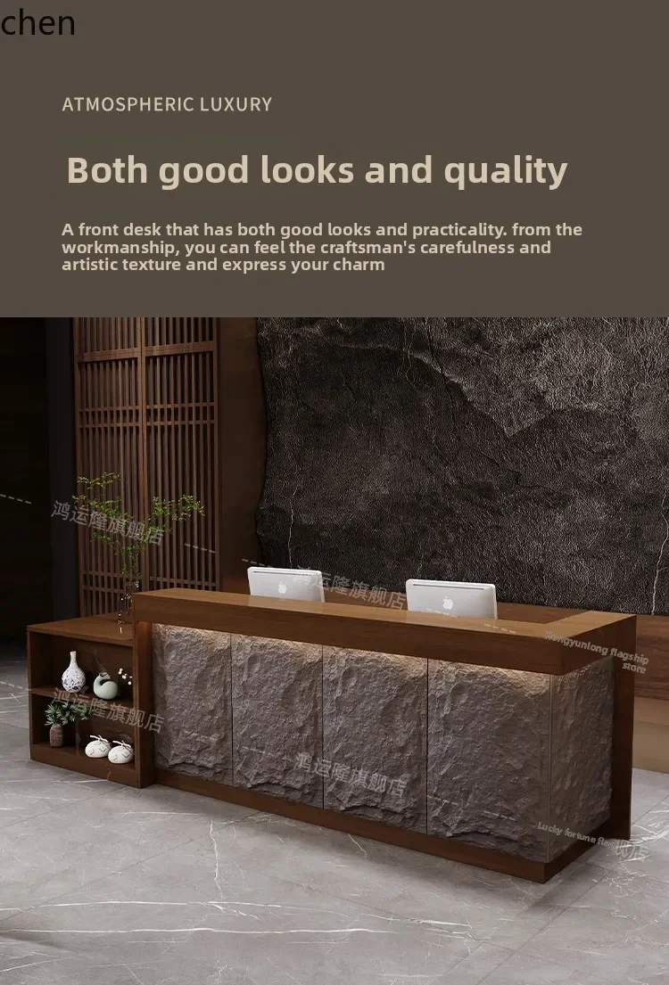 

D16- Cashier Shop Front Desk Hot Pot Shop Reception Desk Bar Table