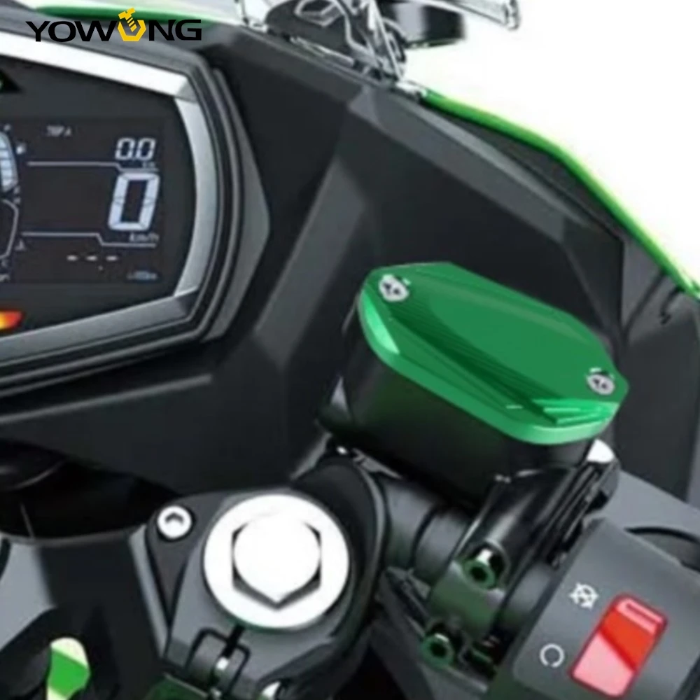 

For Kawasaki Ninja500 Z500 2024 2025 Motorcycle Front Rear Brake Fluid Reservoir Cover Engine Oil Filler Cap Ninja 500 Z 500 SE