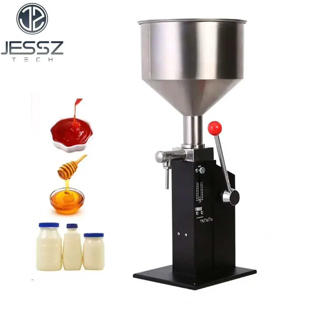 A03 Pro Hand Press Filler 2-50ml Liquid Filling Machine For Honey And Paste  