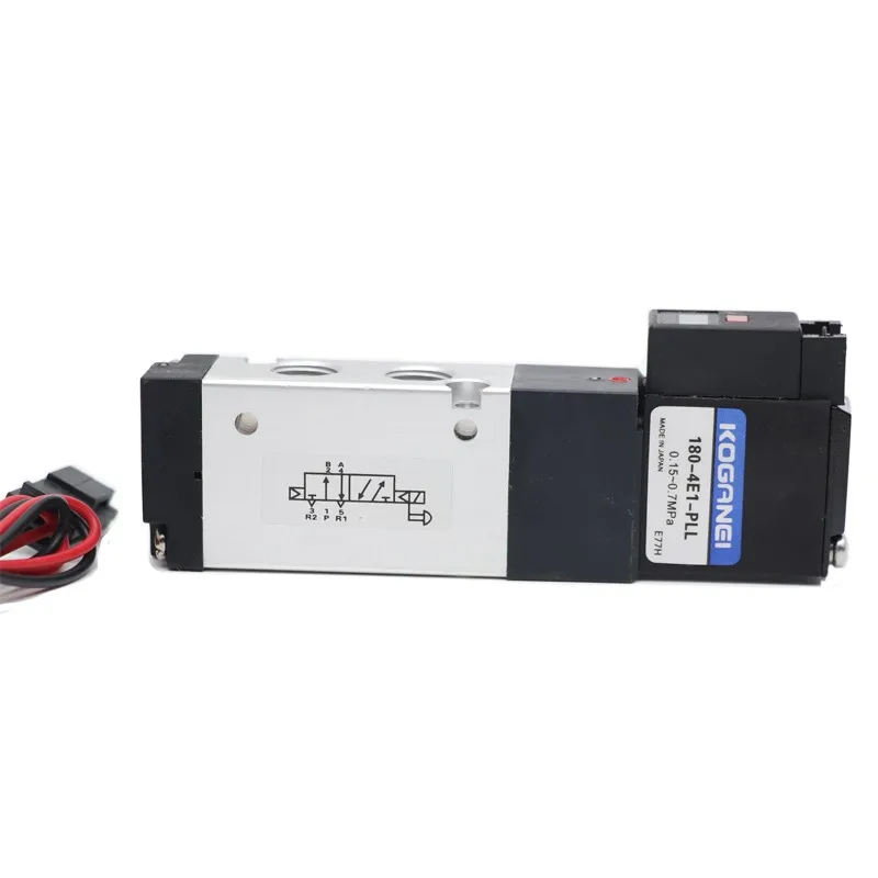 KOGANEI Solenoid Valve 180 110 240 Series Two-position five-way solenoid valve 240-180-110-4E1-4E2-83-PLL-PSL-12V-24V-110V-220V