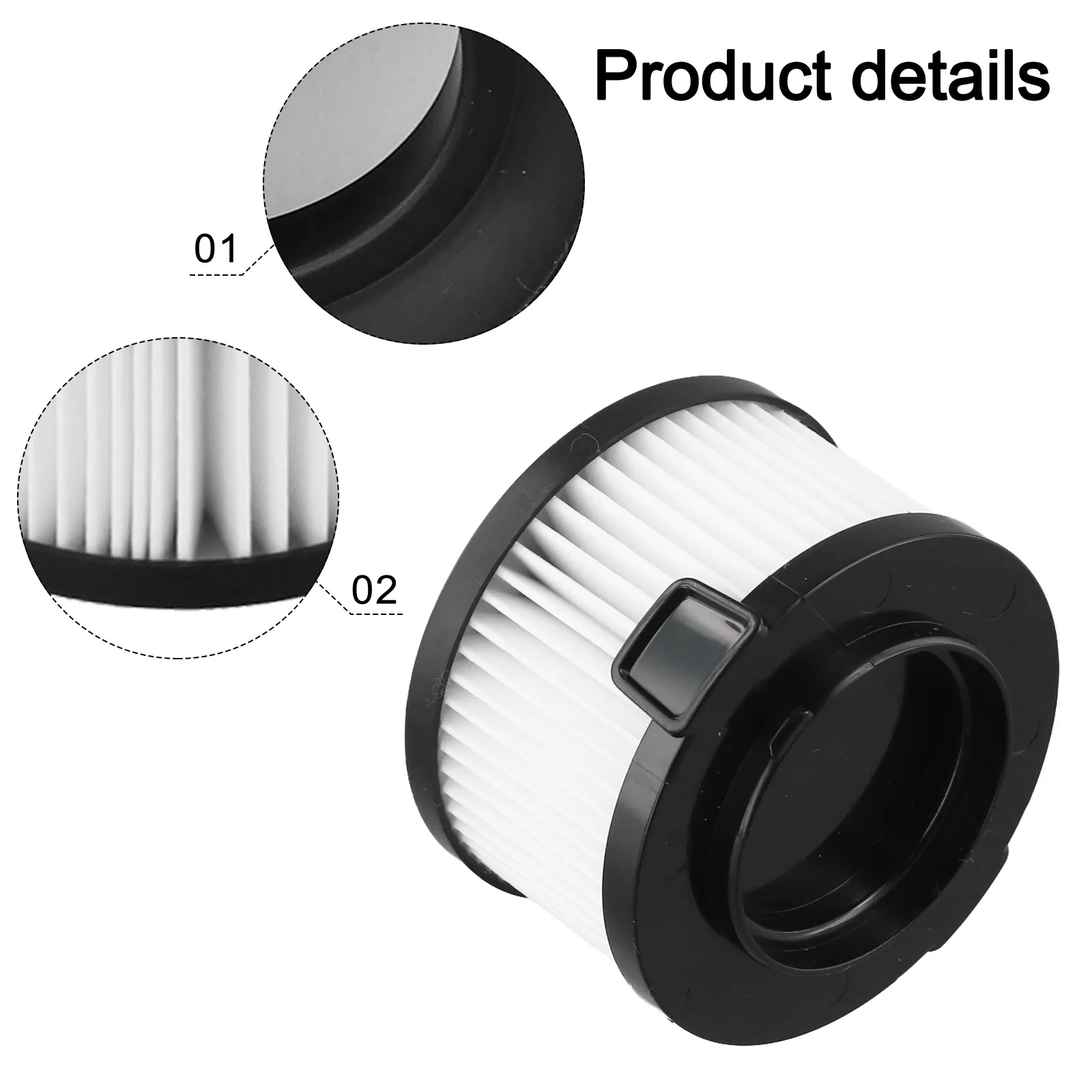 

Efficient Filtration Replacement Filter Abrasive Tool Vacuum Cleaner Filter Easy Installation Efficient Filtration