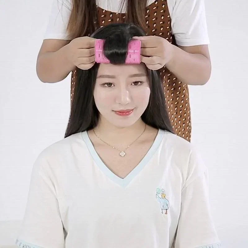 

10pcs Salon Hair Rollers Curlers Self-Adhesive Cling Salon Curlers DIY Hairdressing Tools Plastic Hair Curling