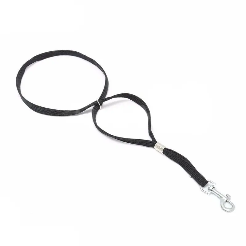 N37R_Dog Pet Cat Animal Noose Loop Lock Clip Corda 52cm