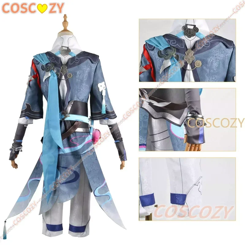 Yanqing-disfraz de Honkai Star Rail para hombre, traje de Cosplay, Yan qing, para Halloween