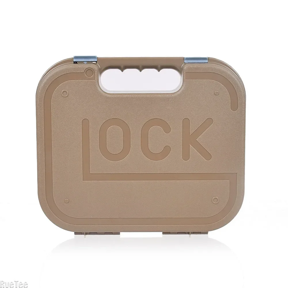 Imagem -06 - Portátil Tático Glock 17 43 Case de Arma Dura Pistola Caixa Transporte Segurança Multifuncional Abs Revista Coldre Profissional