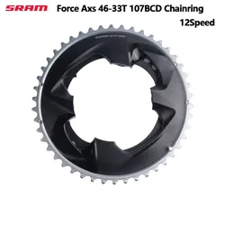 SRAM Chainring Force Axs 46-33T 107BCD 12Speed 48-35T For SRAM RED/Force AXS 107 BCD Crank 2x Chainrings Original Road