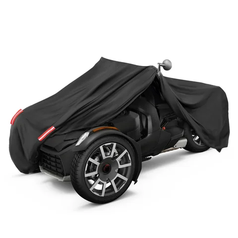 Чехол для мотоцикла On-Road 210T, черный, полноразмерный, совместим с Can-am Ryker 600 900 ACE Rally Edition Sport 2019-2023