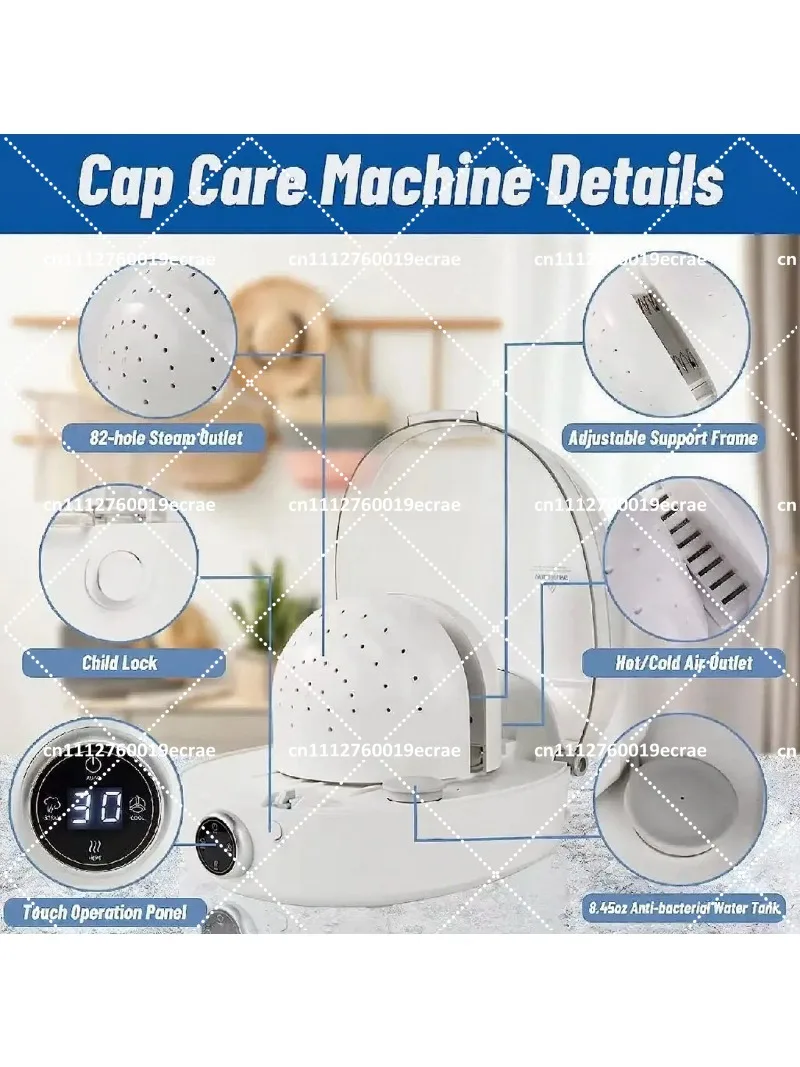 High Power Multifunctional Hat Wig Steamer Home Care Cleaning And Disinfection Machine for Convenient Use