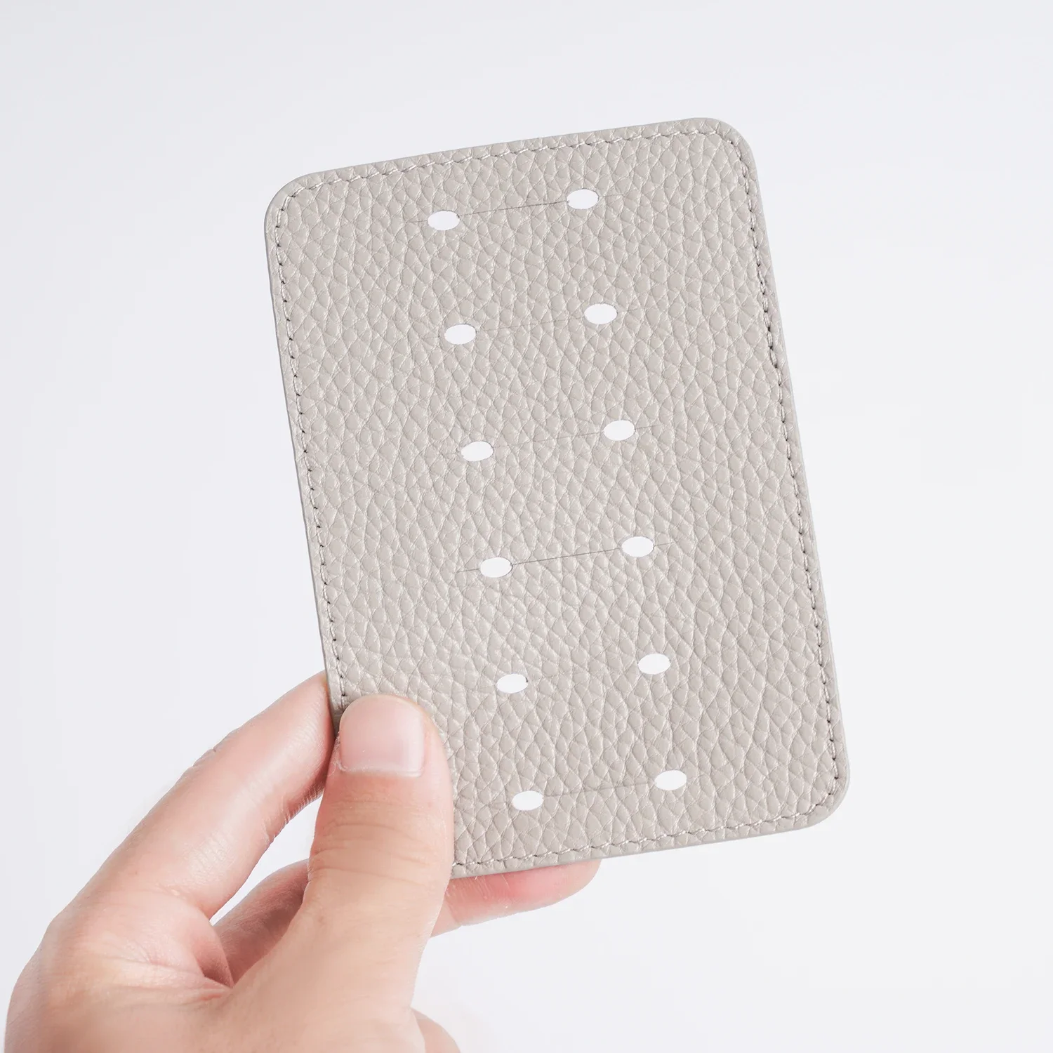 Moterm Tasche L & S Größe Ringe Protector Doppelseitige Echtes Leder Ringe Planer Zubehör Für Verhindert Mark von bindemittel