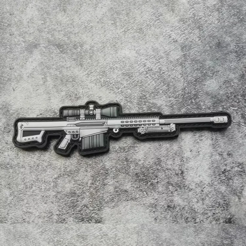 Barrett Parche PVC 3D SR25 – Insignia táctica de habilidad - imagen 4