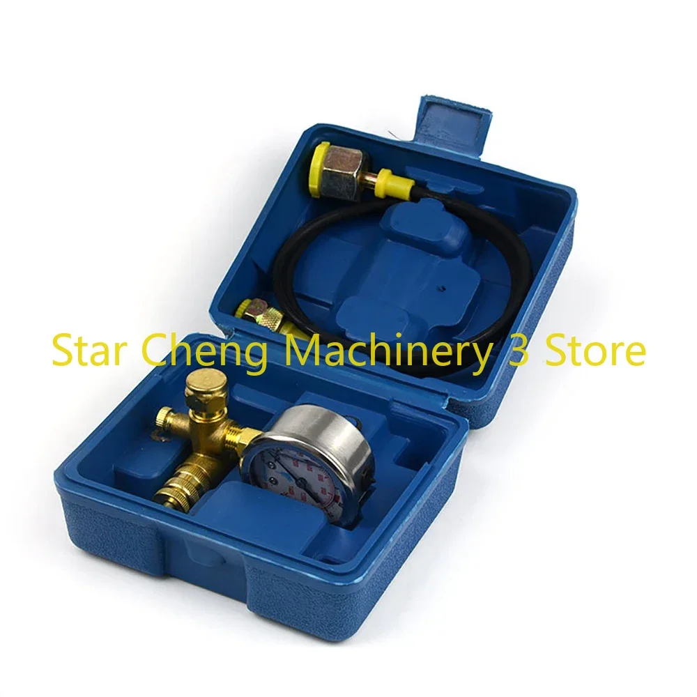 

1 Set 6MPa Of Pressure Gauges Kit Nitrogen Gas Charging Hydraulic Breaker Hammer Device Measurement Accessories Test Gauge Tool