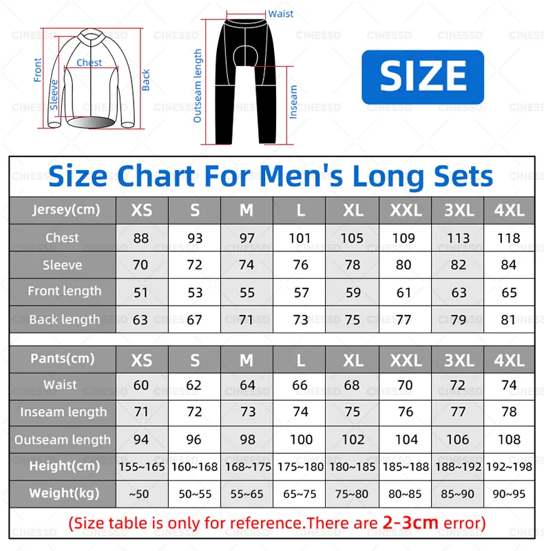 2024 Men Cycling Jersey Winter Thermal Fleece Long Sleeves Maillot Ropa Ciclismo Bicycle Wear Bike Clothing Ropa Ciclismo Hombre