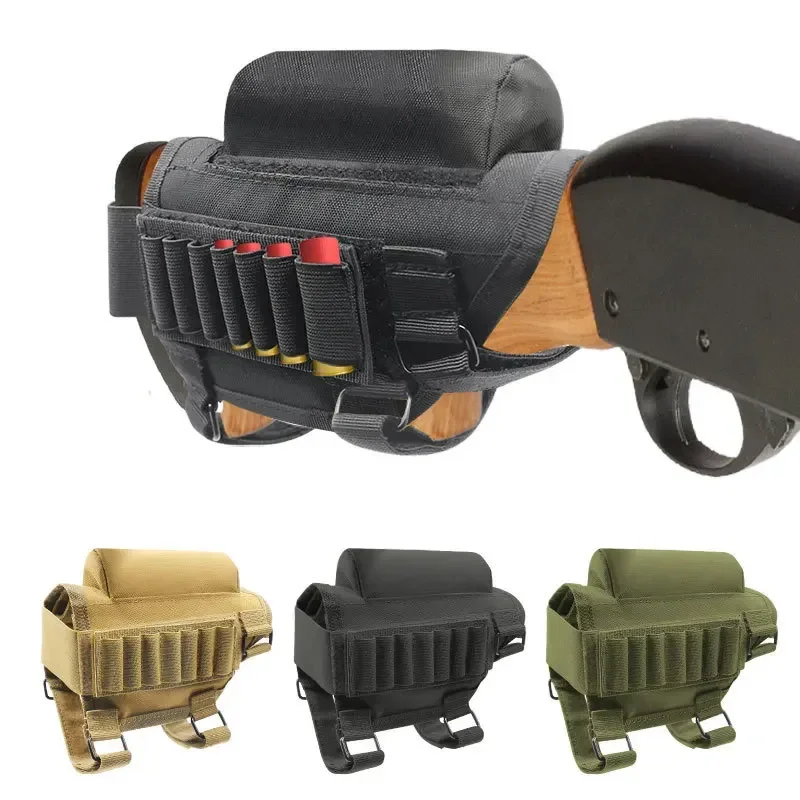 Aufbewahrungstasche für den Außenbereich, Gewehr, Wangenpolster, Riser-Shell-Beutel, Jagdzubehör, Gewehrmaterial, Aufbewahrungstasche für Bullet Magazine