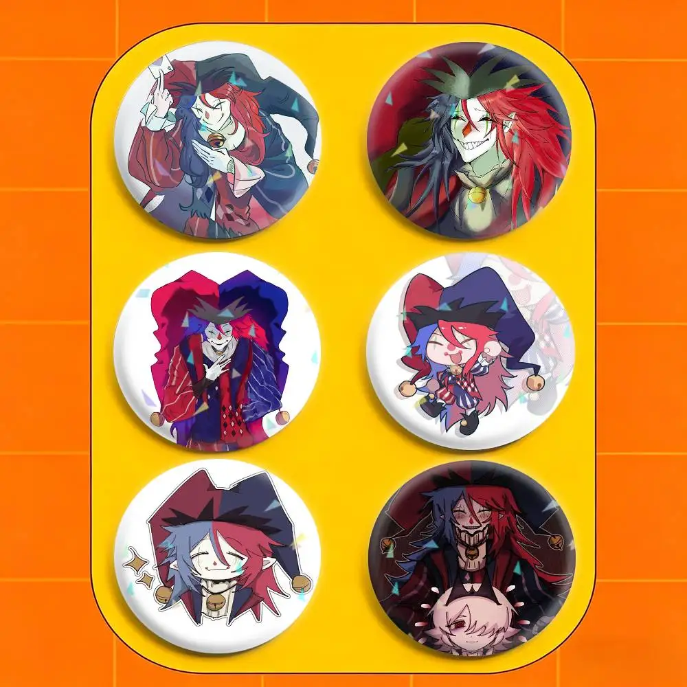 game cool Trapped with Jester 32/44/58mm Handmade Pins Round Brooch Badge Backpacks Clothes Jewelry Gifts