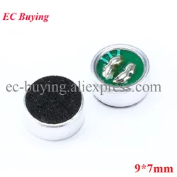 20Pcs/5pcs 9*7mm Capacitive Electret Microphone Pick-Up Sensitivity 56dB Electret Condenser 9mmx7mm Loudspeaker MIC Speaker