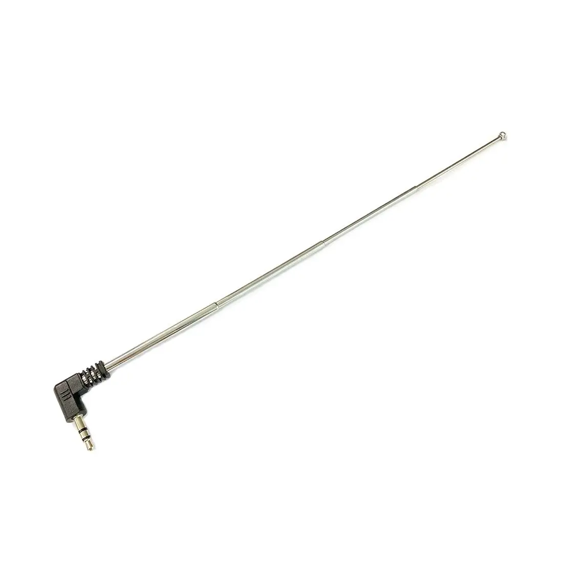 225mm 4 Section Telescoping Antenna 3.5mm Male FM Radio Aerial for Mobile Cell Phone