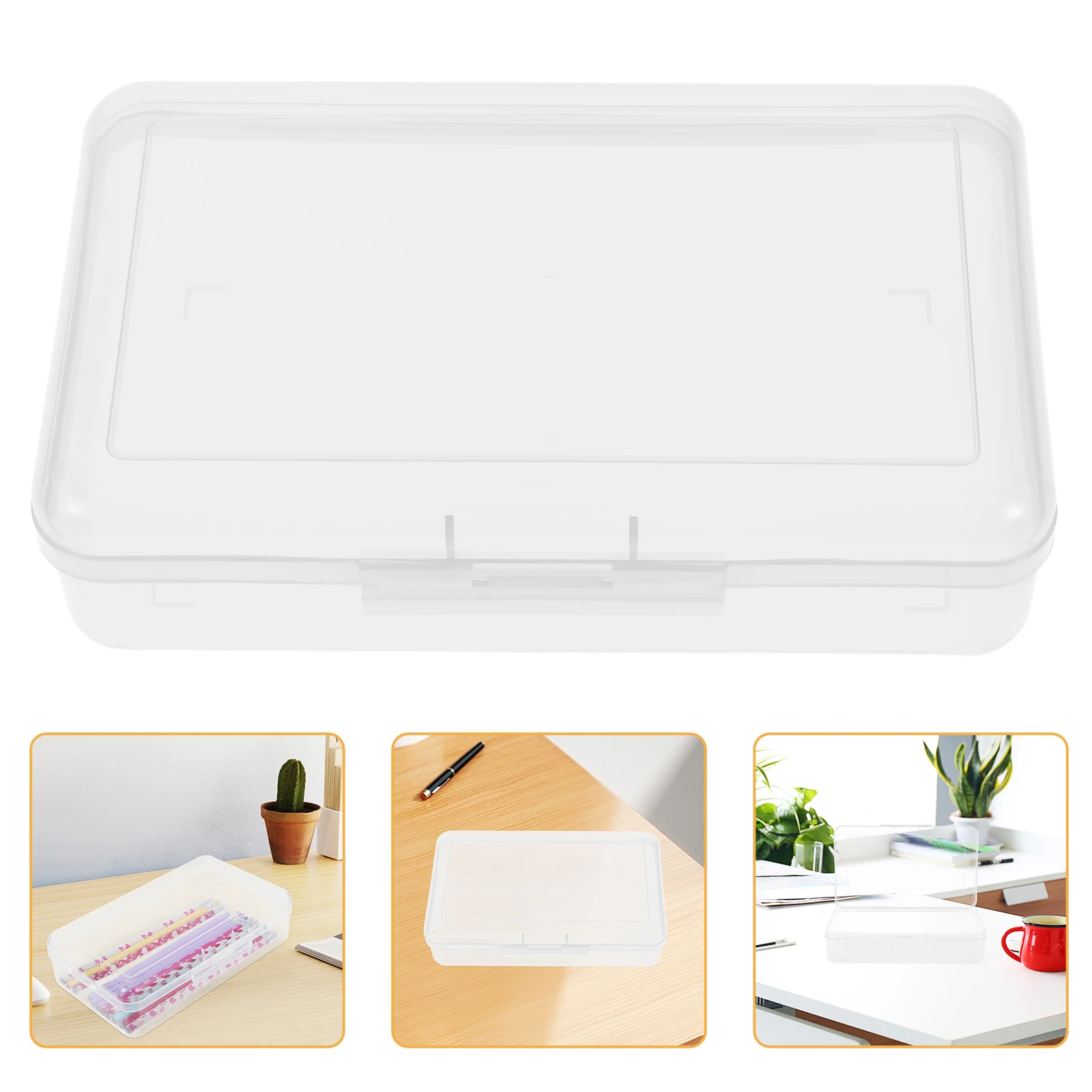 2 قطعة مقلمة بلاستيكية فنية محمولة لأقلام الرصاص الملونة شفافة للأطفال الصغار