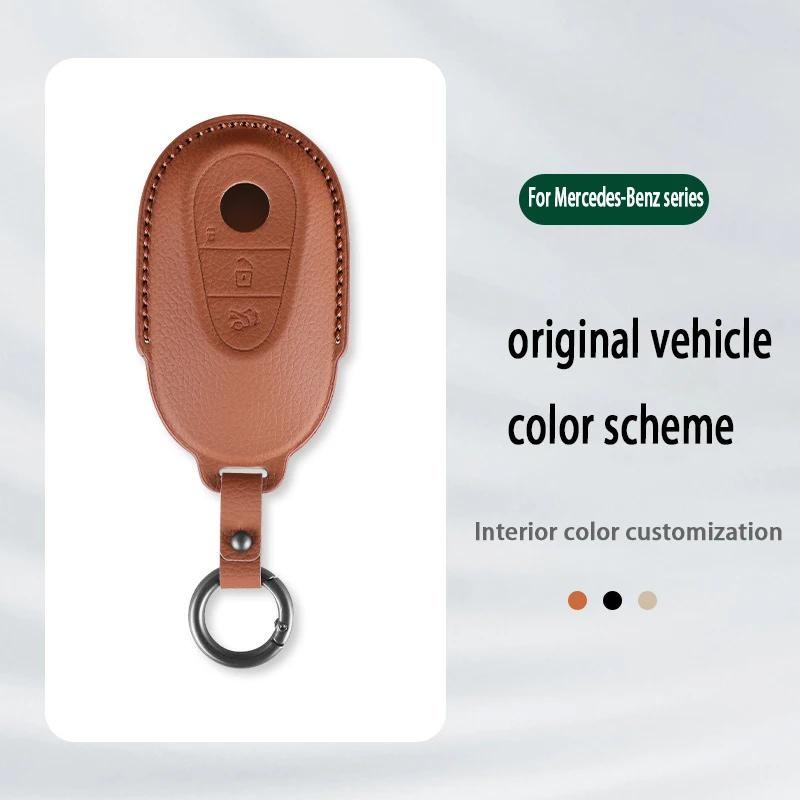 

Lamb leather Car Remote Keys Case Bags For Mercedes Benz C S E GLC GLE W206 W223 W214 X254 V167 C167 W166 C292 Class Accessories