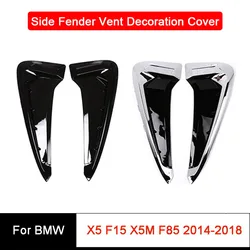 Car Modified Side Fender Vent Decoration Cover For BMW X5 F15 X5M F85 2014-2018