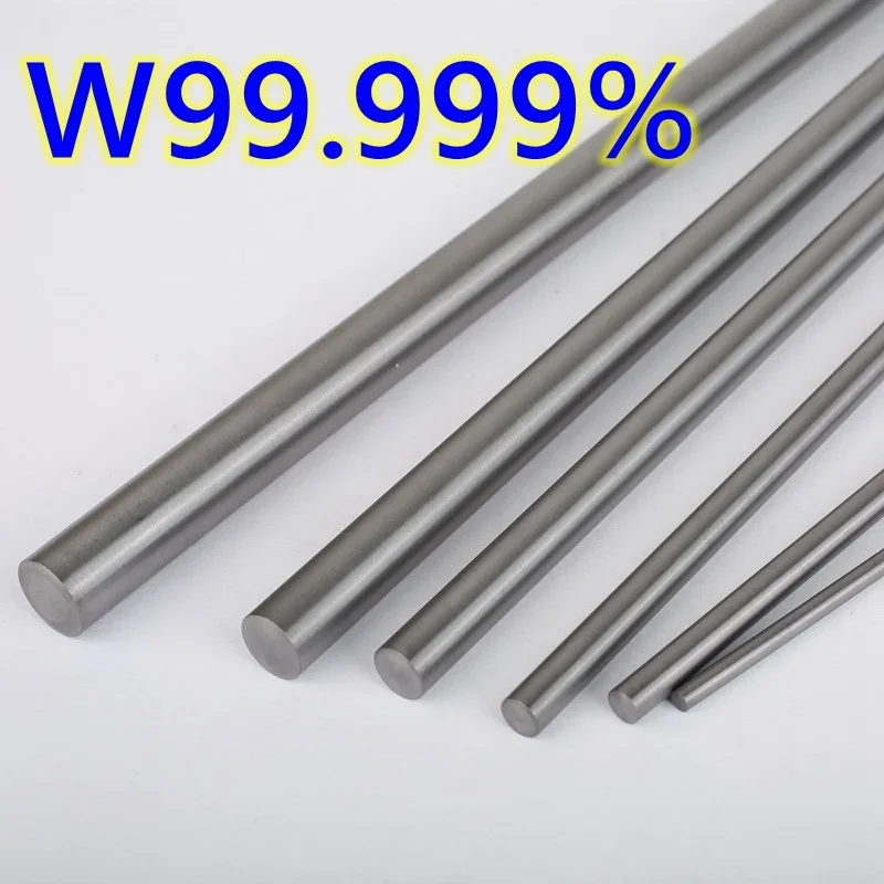 Hoge Zuivere Wolfraam Staaf 0.25Mm Tot 5Mm Harde Metalen Elektrode Slijtvaste Wolfram Gravure Stalen Staaf Voor Mallen En Instrumenten