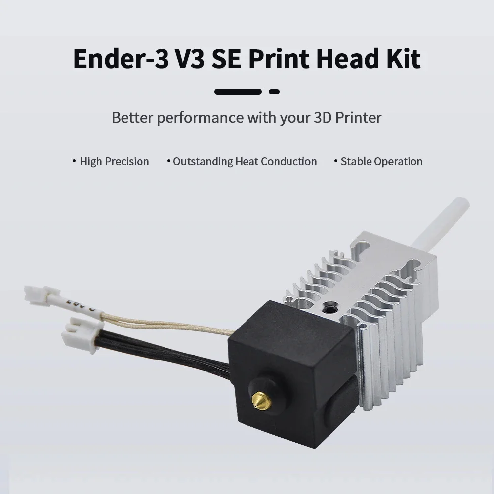 

Комплект Hotend Ender 3 V3 SE 24V40W нагревательный блок термистор биметаллический тепловой разрыв горловины J-head для 3d принтера Ender3 V3 SE