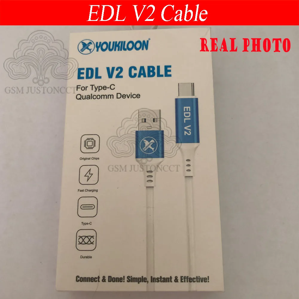 كابل EDL V2 جديد لجهاز كوالكوم من النوع c