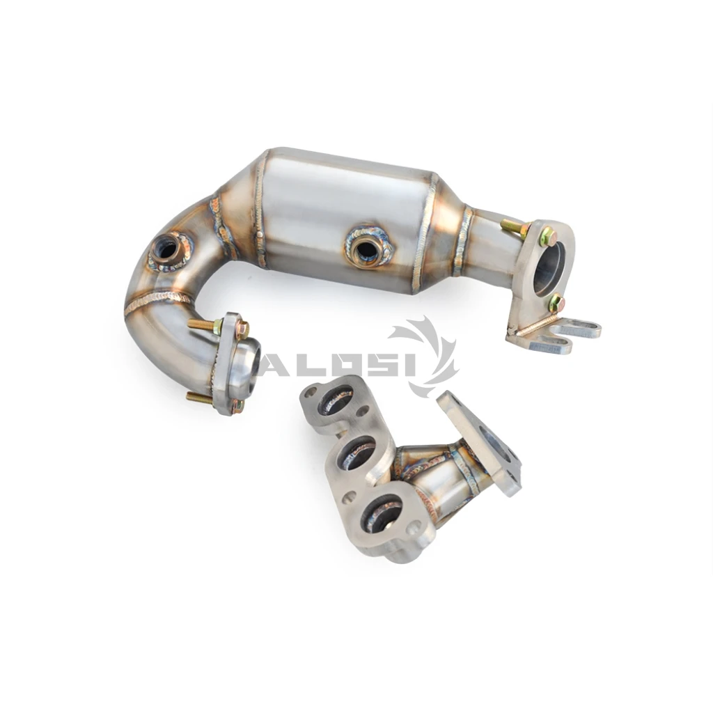 Stainless Steel Exhaust Manifold with Lower Pipe for Mercedes Smart 1.0T 451 2009-2014 High Performance