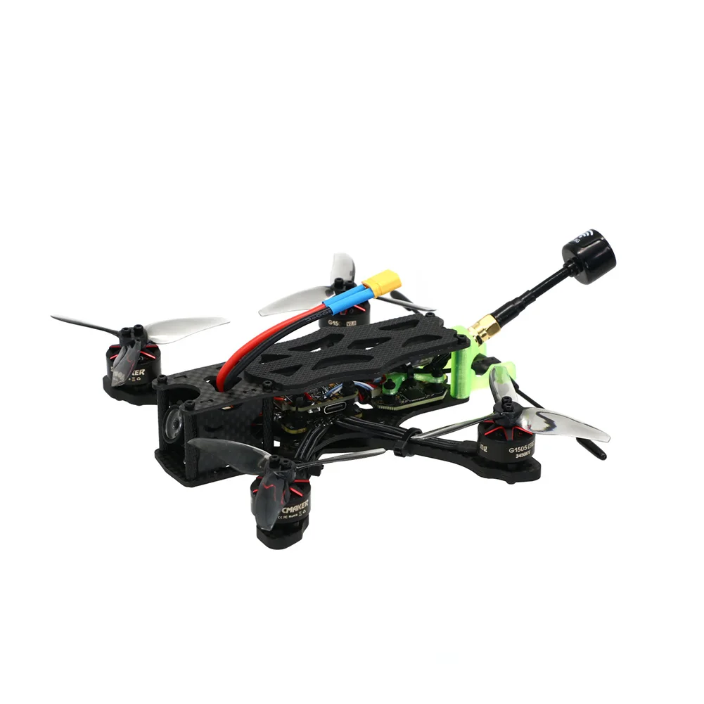 APEX Dron RC de estilo libre de 3 pulgadas con controlador de vuelo F405 40A cámara Robin3 5,8G 1W VTX FPV Dron RC de estilo libre