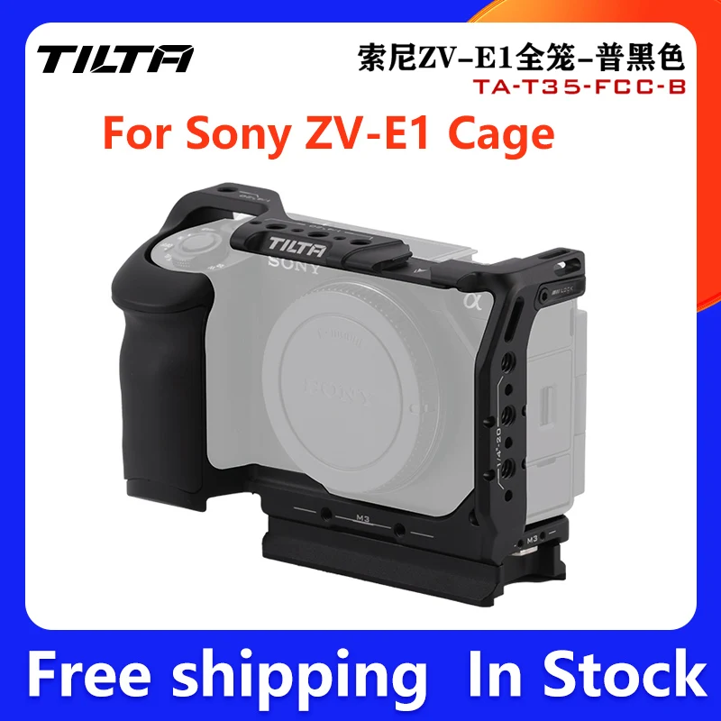 TILTA ZV-E1 Camera cage Kit Fuselage Protective Frame Live Shooting Expands the Full Cage  Accessories For Sony ZV-E1