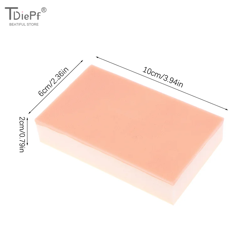 Silicone Medical  Anatomy Practice Suture Pad Model Pad Skin Suture Training Model Surgical SuturePad Human Traumatic Skin Model