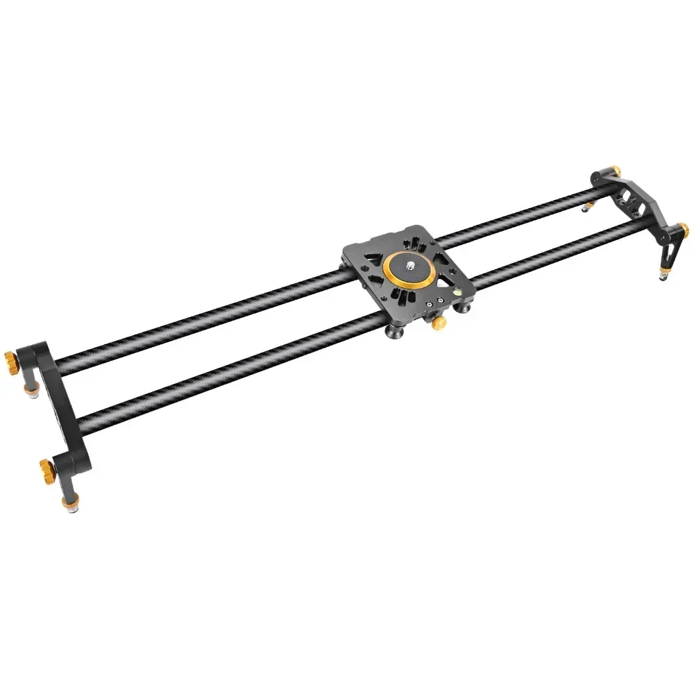 Neewer 39.4 inches/100 cm Carbon Fiber Camera Track Slider Video Stabilizer Rail with 6 Bearings for //Camera DV Video