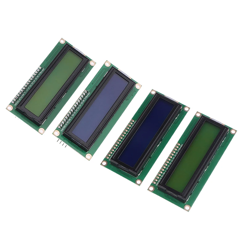 Módulo LCD LCD1602 para Arduino, pantalla verde azul/amarilla de 16x2 caracteres, PCF8574T PCF8574 IIC I2C, interfaz 5V, 1602