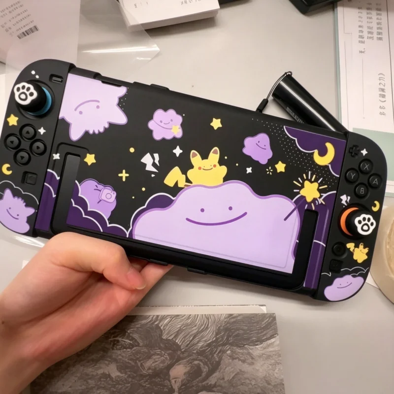 Switch 2 Matte Hard Shell Protective Case Ditto Pattern For Ns 2 Joy Con Handheld Game Console Accessories Periphery Cute Gifts