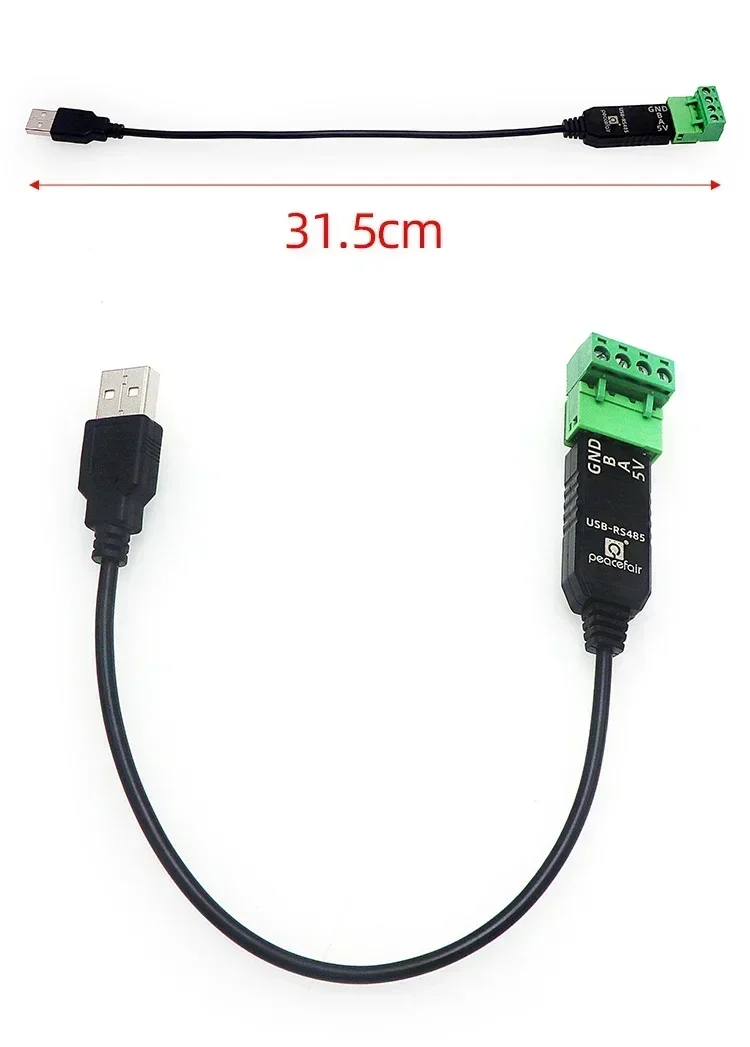 RS485 To USB 485 Converter Adapter Support Win7 XP WIN98 WIN2000 WINXP WIN7 WIN10 VISTA