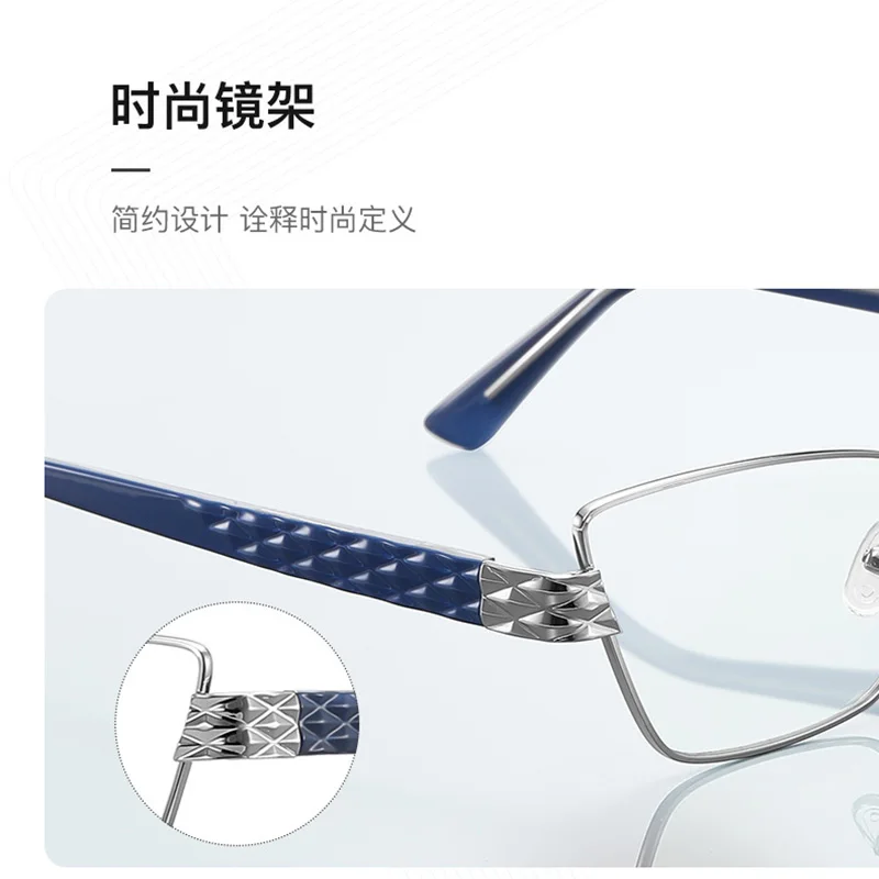 Logorela 3170 ผู้หญิงแว่นตา Anti-Blue Light Photochromic แว่นตาสายตาสั้นสายตายาว Progressive แว่นตา