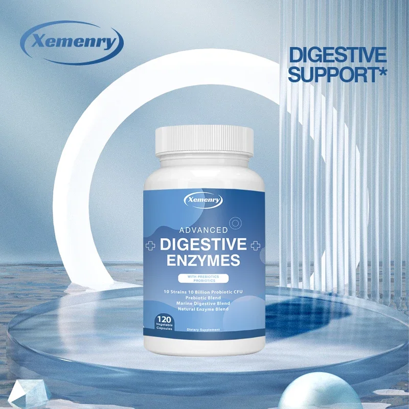 

Digestive Enzyme Capsules Contain Amylase, Protease, Glucoamylase | Promote Digestive Function and Healthy Intestines Supplement