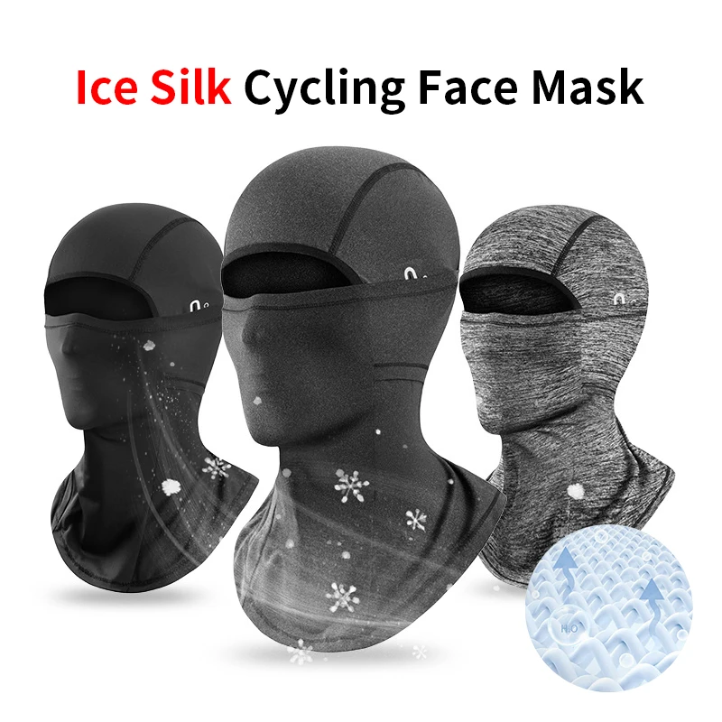 

Ice Silk UV Protection Summer Balaclava Face Mask Cooling Sun Hood for Men Women Cycling Hiking Motorcycle Outdoor Sports