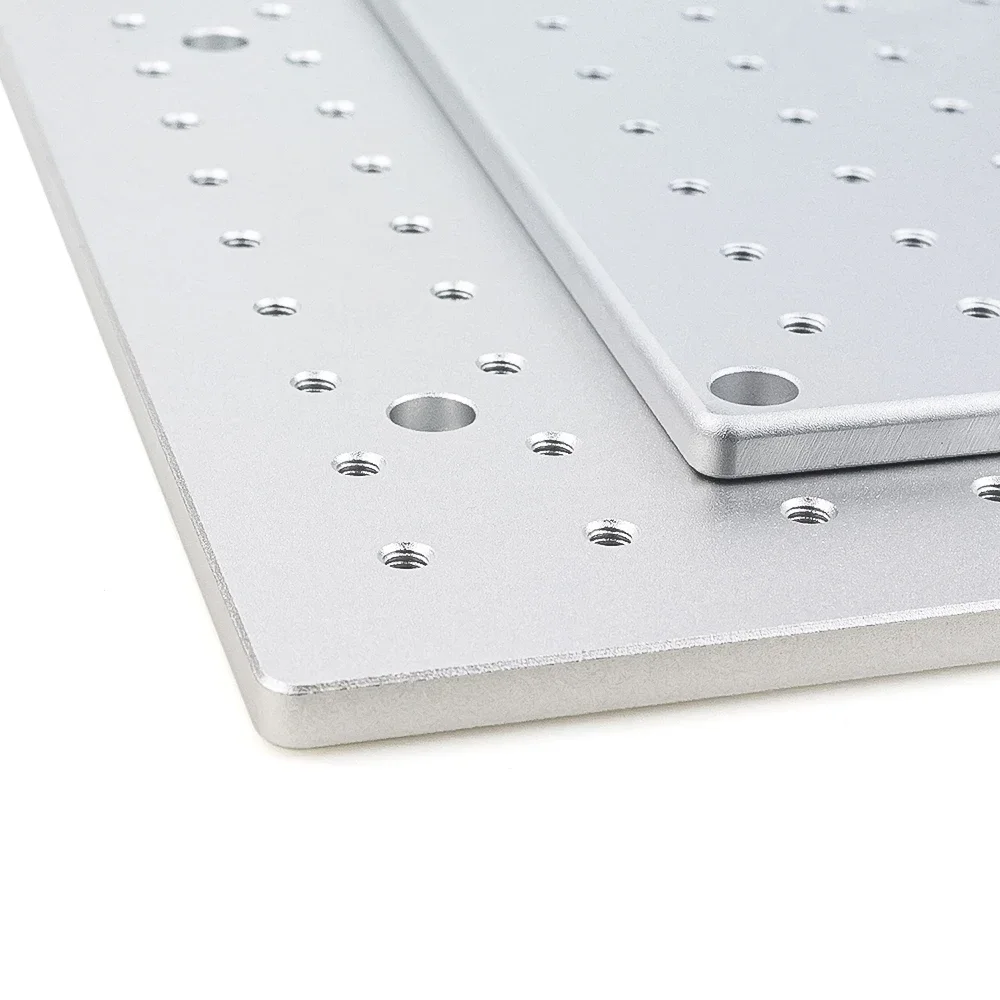 Openbuilds 280x320x8mm 5052 Aluminum Optical Experiment Plate High Magnetic Conductivity Workbench Breadboard Table Platform