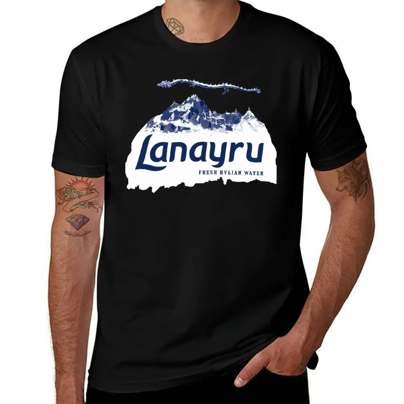 Lanayru Water T-Shirt funny t shirts man t shirt custom print anime t shirts for man T-shirt