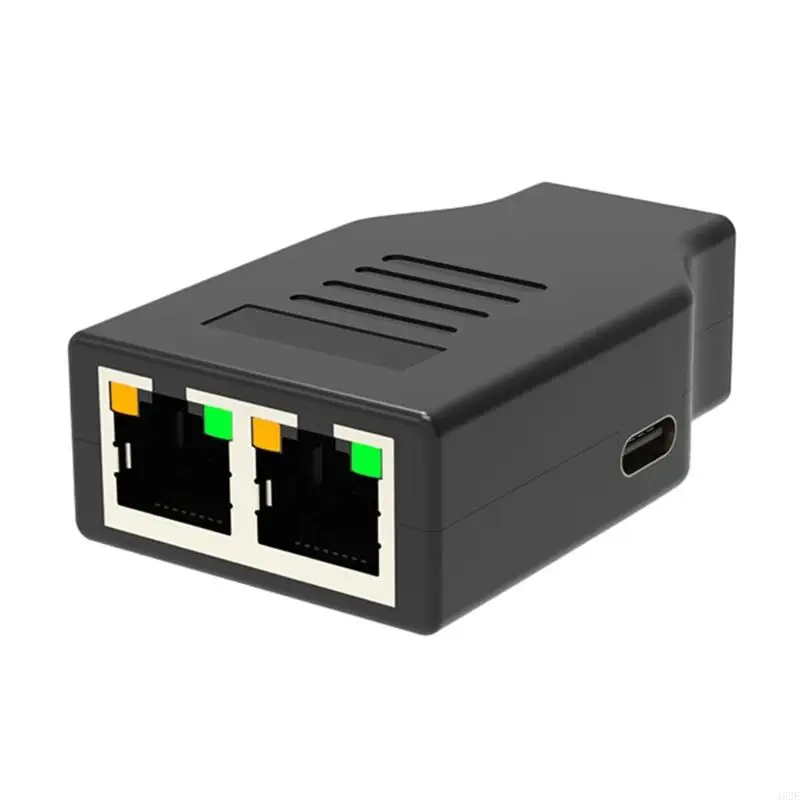 462E RJ45 Ethernet Splitter 100M/1000Mbps for Home and Office Use Supports Multiple Devices with Efficient Data Transmission