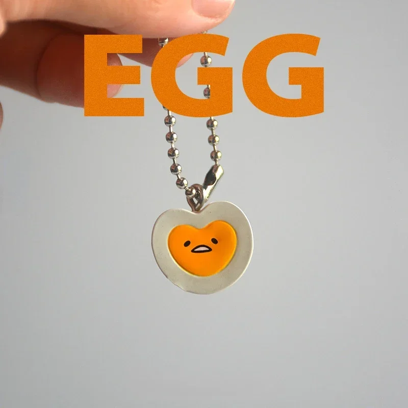 

Cute Kawaii Q Version Gudetamaes Half Egg Style Cartoon Figures Keychains Schoolbag Pendant